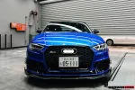 Карбоновая губа переднего бампера для AUDI RS3 2019-2020 Ауди аэродинамический обвес