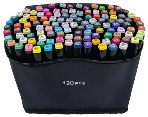 Двухсторонние маркеры для Скетчинга 120шт