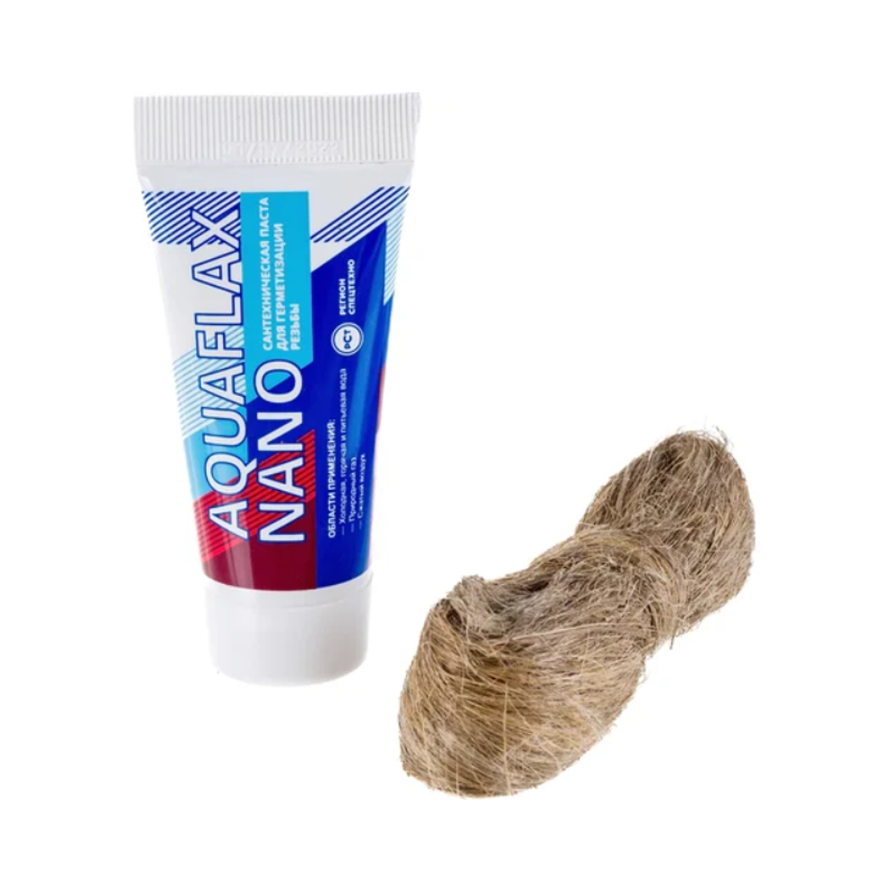 Aquaflax nano, паста для льна, 30 гр. тюбик + 15 гр. лён