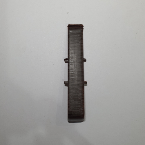 Соединитель к плинтусу "Идеал-Д85" Венге темный