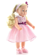 Кукла классич. 42см. подвижные глаза, коробка (DIMIAN)