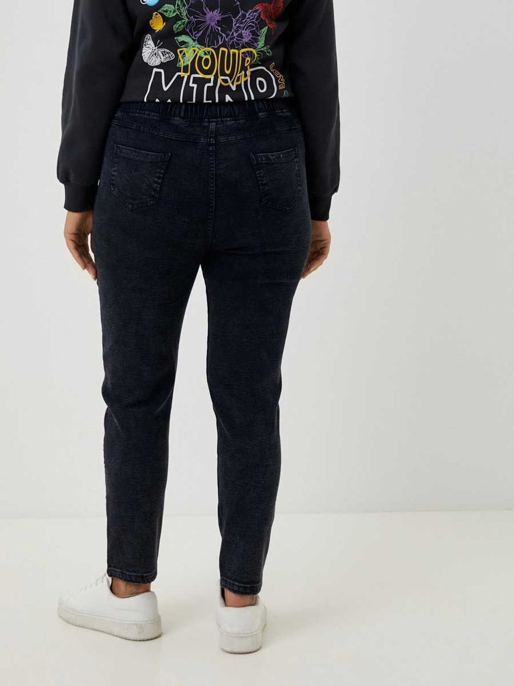 Джеггинсы утепленные больших размеров