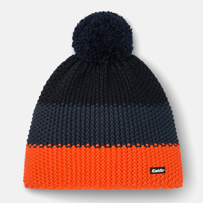 Шапка EISBAR Star Pompon MU (254) d.orange-d.cobalt-schwmel