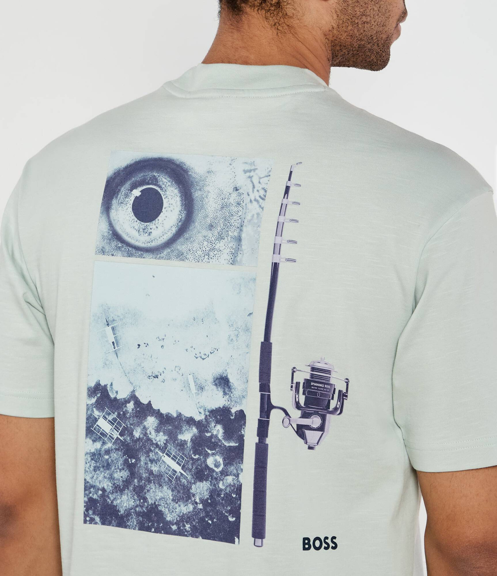 Футболка Te_numbers BOSS ORANGE - мятный(50540520)