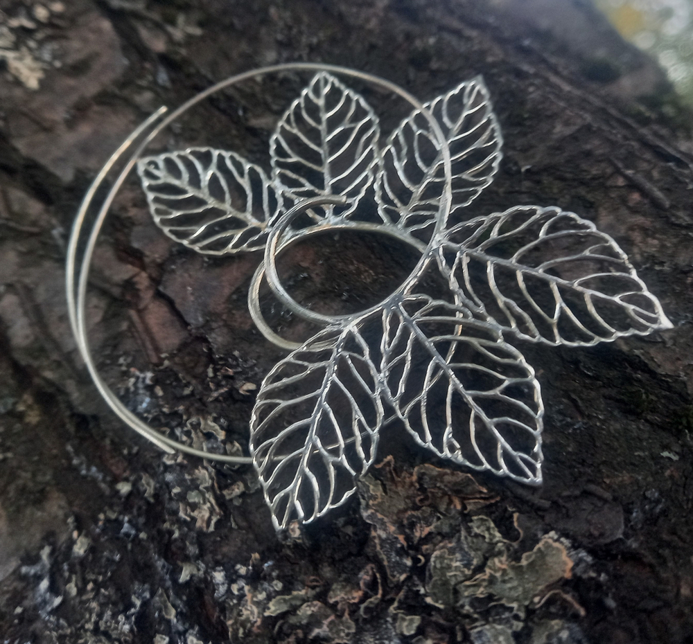 Серьги ЛЕСНАЯ ФЕЯ, серебро