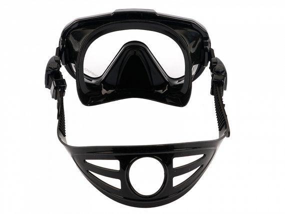 Набор маска+трубка в сумке Sargan Дайва-С черный/черный