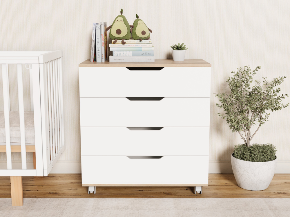 Пеленальный комод Incanto Юг цвет белый/дуб