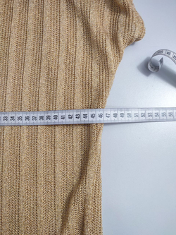 Кофта вязаная песочная 48 размер