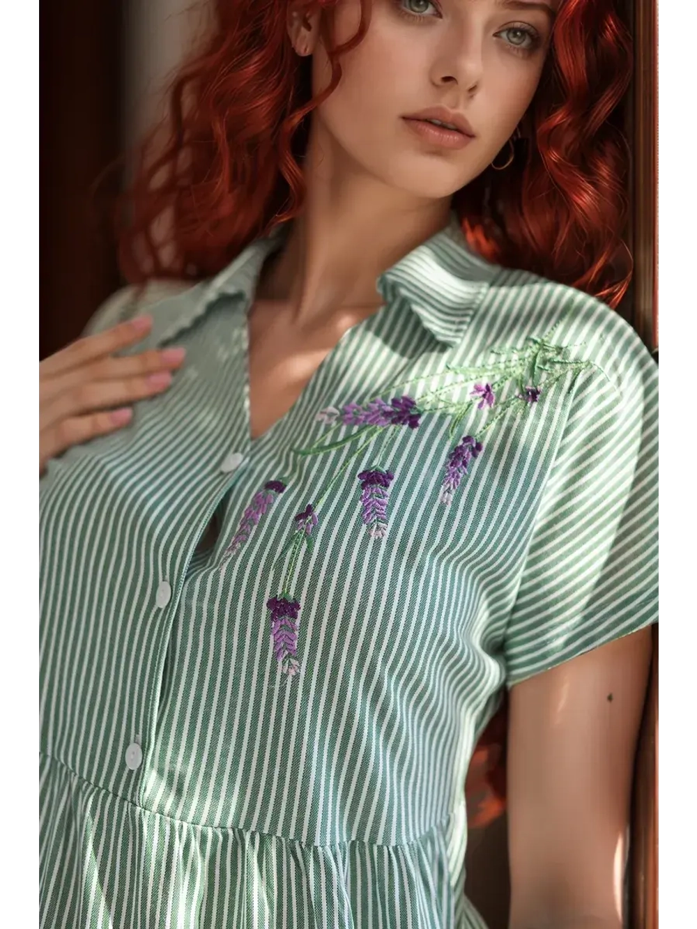 Платье женское "Шалфей"