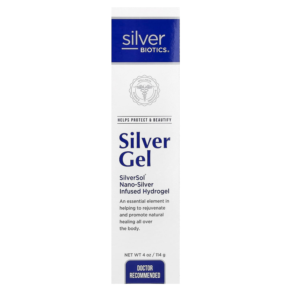 American Biotech Labs, Silver Biotics®, гель с серебром, 114 г (4 унции)
