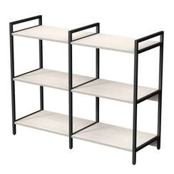 10ССД.3.600 Стеллаж средний двойной 3 полки (1180*400*952)