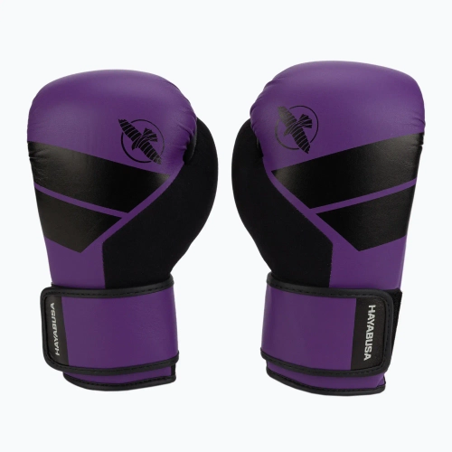 Боксёрские перчатки Hayabusa S4 purple/black