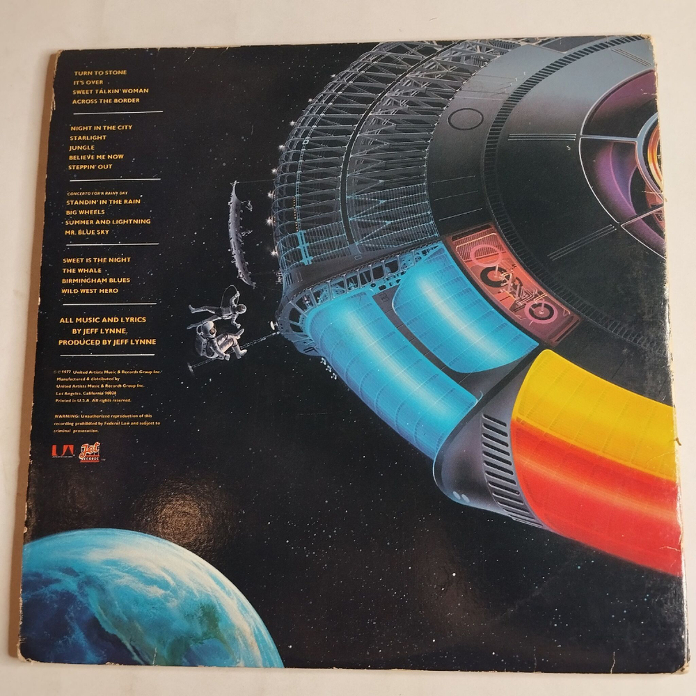 Винтажная виниловая пластинка LP Electric Light Orchestra Out Of The Blue (USA 1977) Mr. Blue Sky
