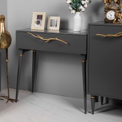 Ручка скоба мебельная Арт Бранч long Амбер