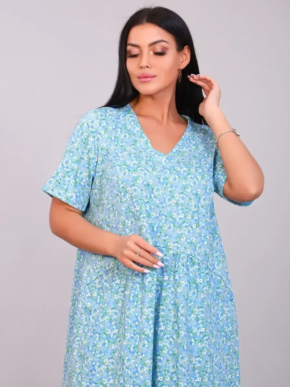 Платье бохо большие размеры