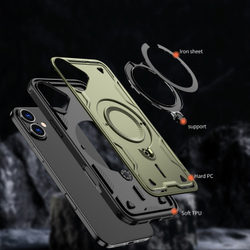 Чехол Magneto Case с кольцом для iPhone 16 Plus