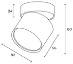 Накладной светильник Hesby Lighting Mysen HSBL_0180