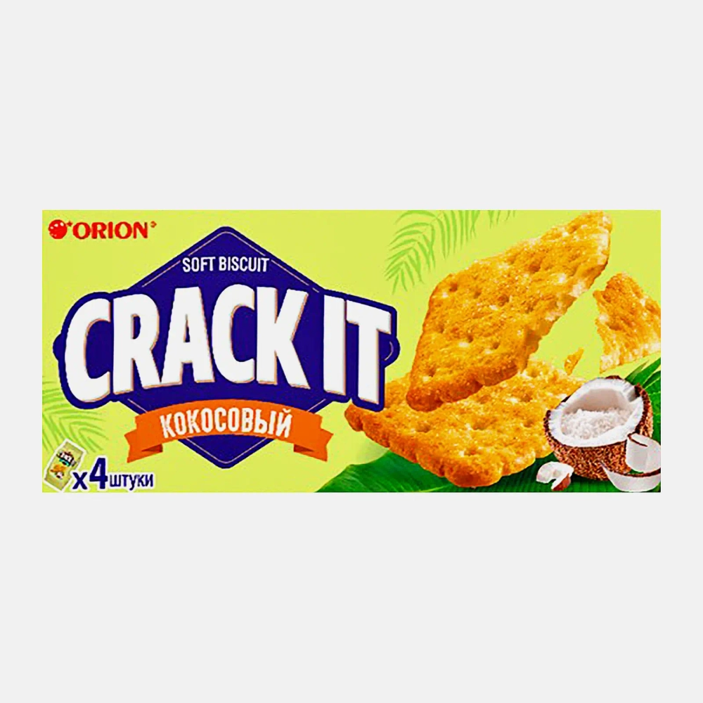 Печенье затяжное Orion Crack-it Coconut 72г