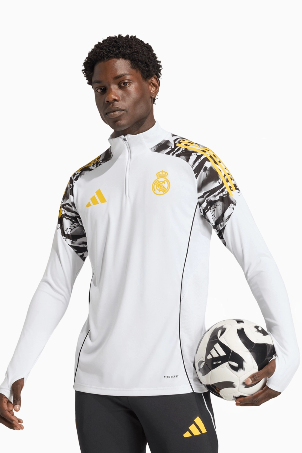 Кофта adidas Real Madrid x Marvel 25/26 Training Competition - белый