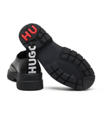 Кожаные дерби ryan_derb_ltgr HUGO - черный(50498555)