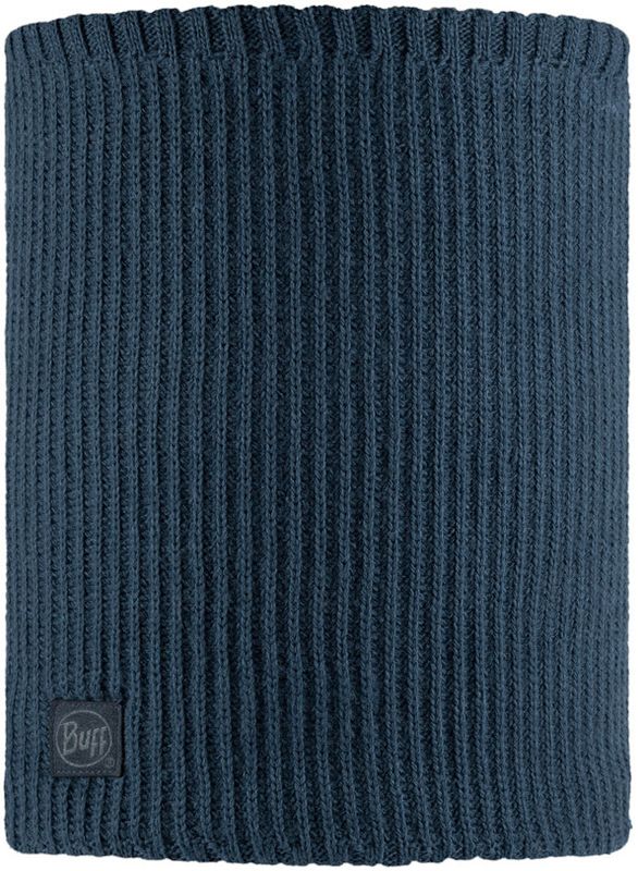 Вязаный шарф-труба с флисом Buff Neckwarmer Knitted Polar Rutger Steel Blue Фото 1