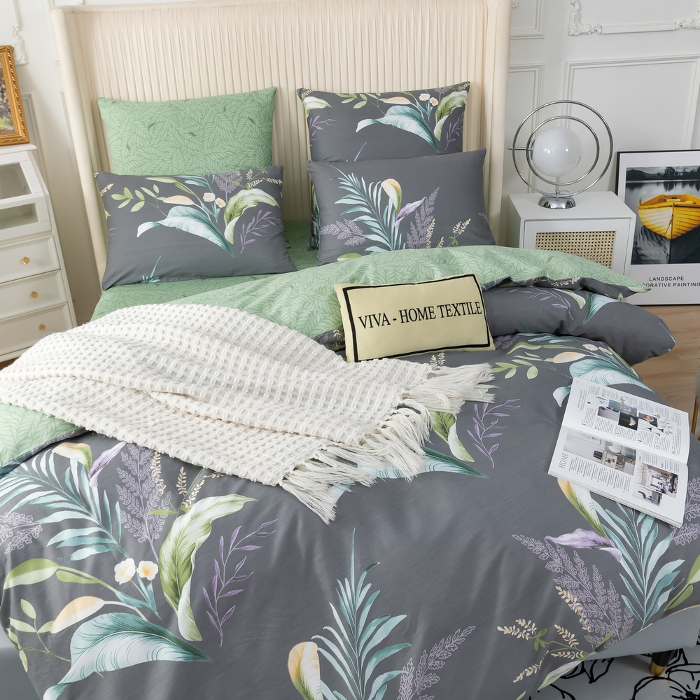 Комплект постельного белья Делюкс Сатин 100% хлопок L507