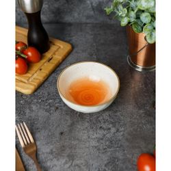 Салатник 360 мл d 12,8 см h5,5 см оранжевый фарфор "The   Eco" P.L. Proff Cuisine [6]