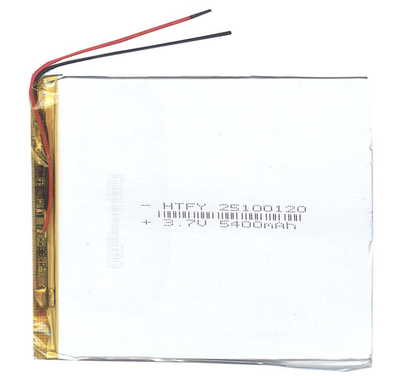 Аккумулятор Li-Pol (батарея) 2.5*100*120мм 2pin 3.7V/5400mAh