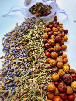 Морская соль и чайный пакетик для ванны