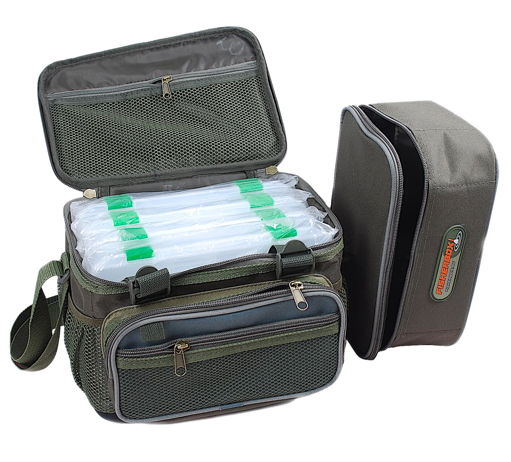 Сумка Fisherbox C108 (в комплекте 5 коробок Fisherbox: 250 - 2шт., 250sh - 2 шт., 216 - 1 шт.)