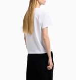Футболка с вышивкой Lunar New Year из мерсеризованного трикотажа от Armani