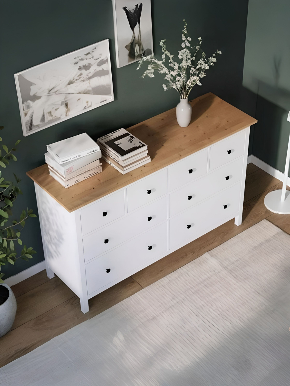 IKEA Комод КЫМОР 6 ящиков, HEMNES 108*131*50, КЫМОР (Хемнес ИКЕА)