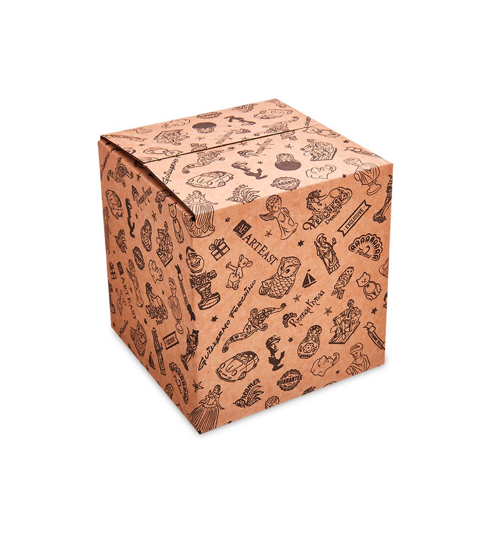 ГКП-13 Коробка 4-х клапанная гофрокартон 165х165х180