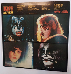 Винтажная виниловая пластинка Kiss Alive II (Japan 1977)