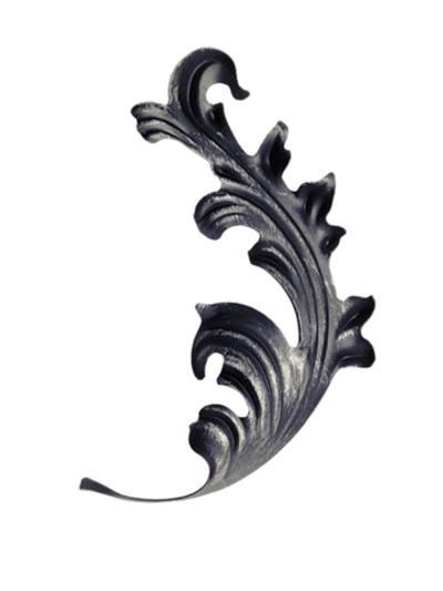 Кованый лист 185х105 Правый