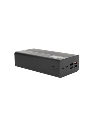Perfeo Powerbank MOUNTAINS 40000 mAh/LED дисплей/PD + QC 3.0/Type-C/4 USB/Выход: 3A, max 22.5W/Black (PF_D0144)