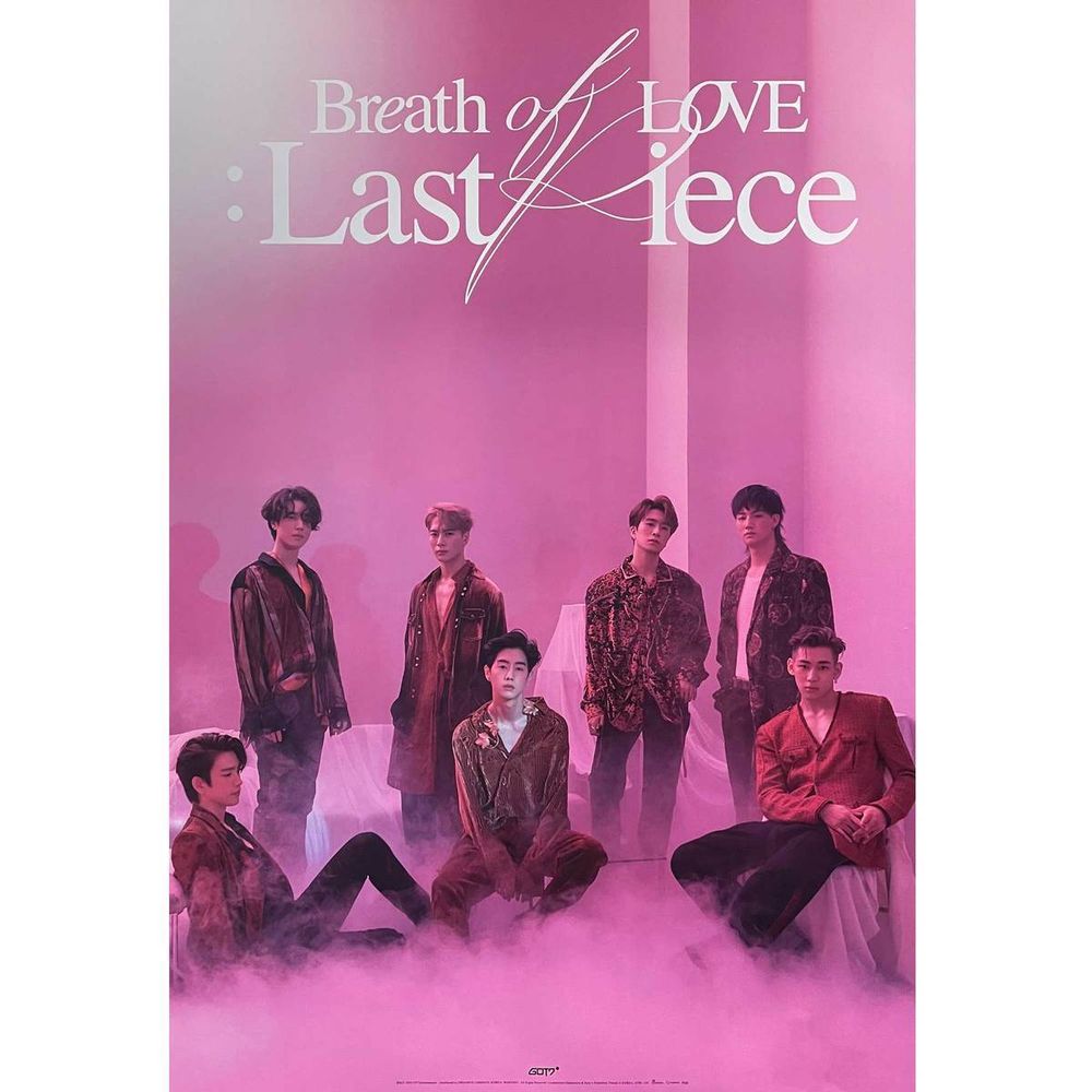 Официальный постер 	GOT7 - Breath of Love : Last Piece (C ver.)