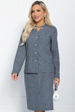 Костюм Вираж (серый меланж) К11677 LT Collection (Акция)