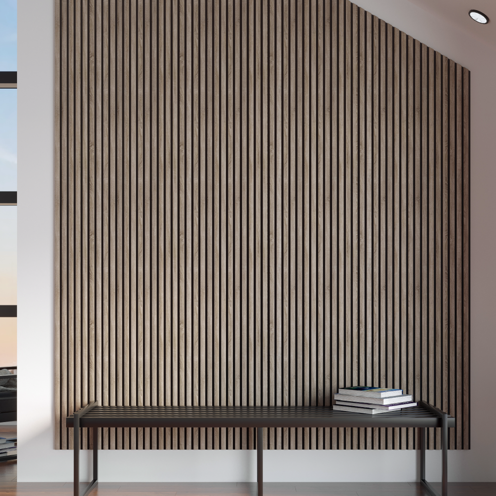 Панель Стеновая Акустическая Comfort (Комфорт), Стандарт, Дуб Винтаж, 2780х600х9 мм