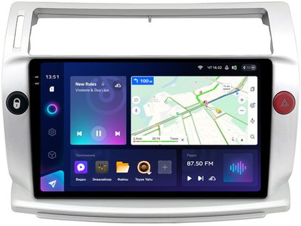 Магнитола для Citroen C4 2004-2011 - Teyes CC3-2K QLed Android 10, ТОП процессор, SIM-слот, CarPlay