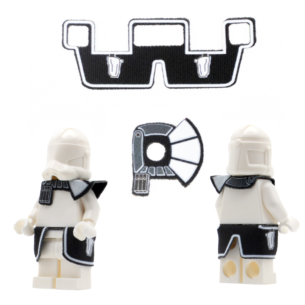 Комплект тканевых аксессуаров для клонов коммандеров (Цвета в ассортименте)