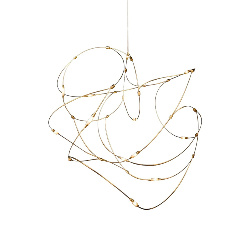 Подвесной светильник 10154P/D800 gold