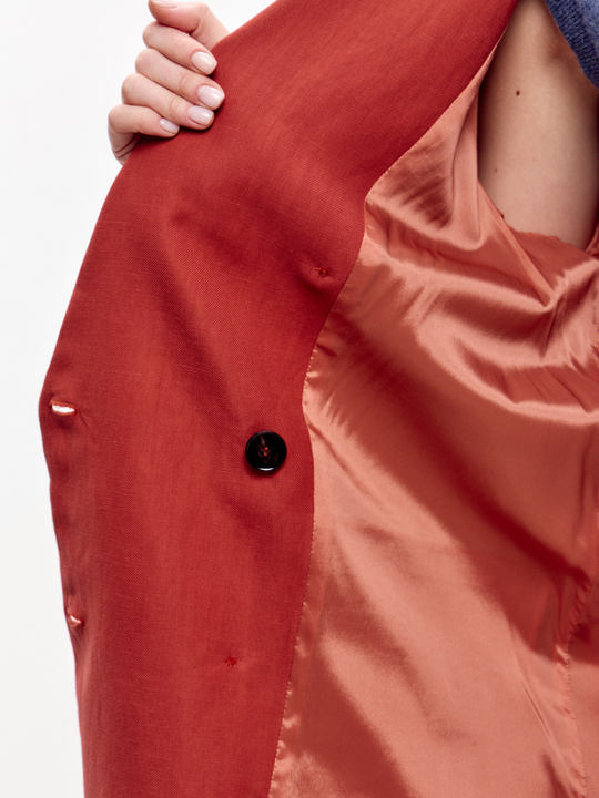 Льняной жакет