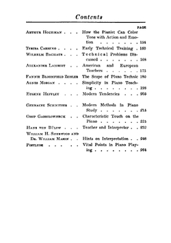 Piano mastery. Talks with master pianists and teachers, and an account of a von Bülow class, hints on interpretation, by two American teachers (Dr. . H. Sherwood) and a summary by the author | Harriette Brower