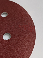 150мм А120 (14А 12/Р120) диск самозацепляющийся с отверстиями TSUNAMI (10 шт.)