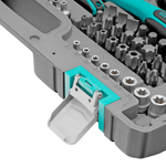 Набор инструментов, 1/4", 3/8", 1/2", Cr-V, S2, усиленный кейс, 151 предмет Stels