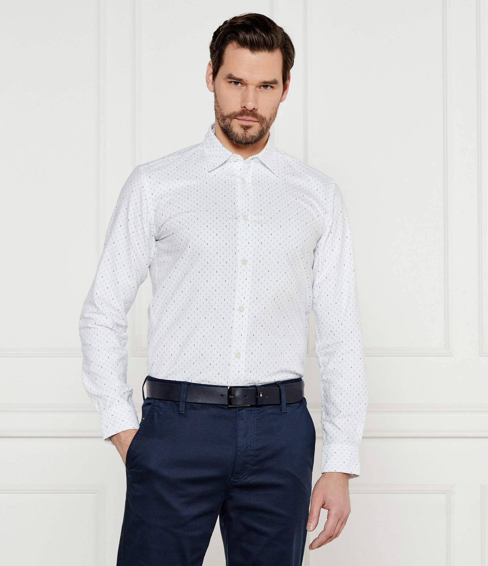 Рубашка C-ROAN-kent-C1-243 BOSS BLACK - белый(50533755)