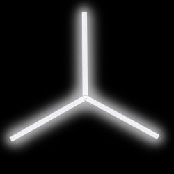 Линейный светодиодный светильник ЭРА SML-10-WB-65K-B48 48Вт 6500K 5500Лм 1180x70x55 черный подвесной | Светильники линейные для ритейла