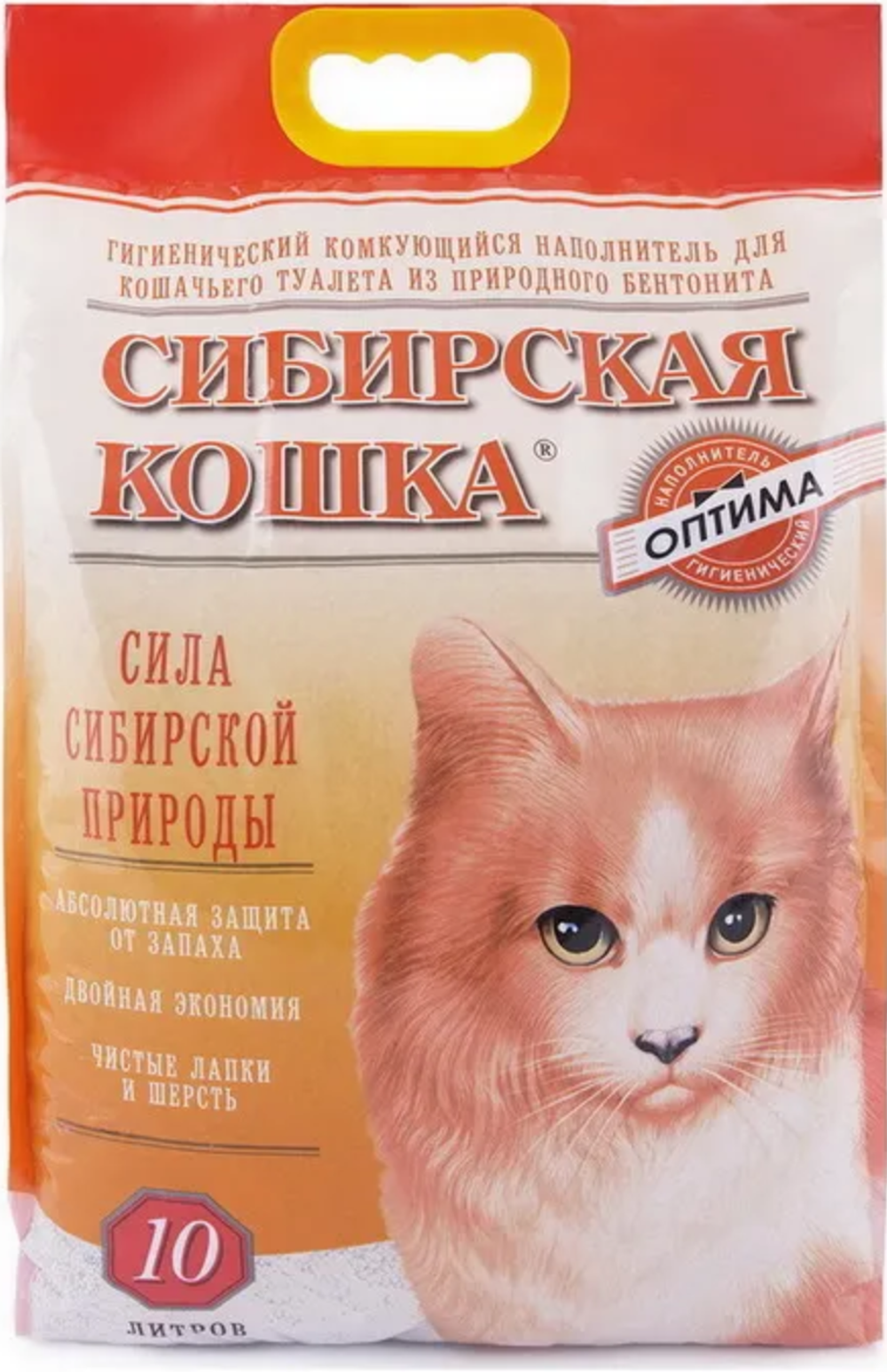 Сибирская кошка Оптима 10л. Комкующийся