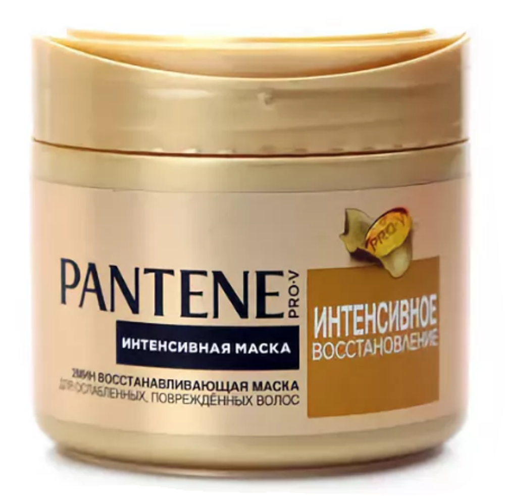 Pantene Маска для волос Интенсивное восстановление, для ослабленных, поврежденных волос, 300 мл